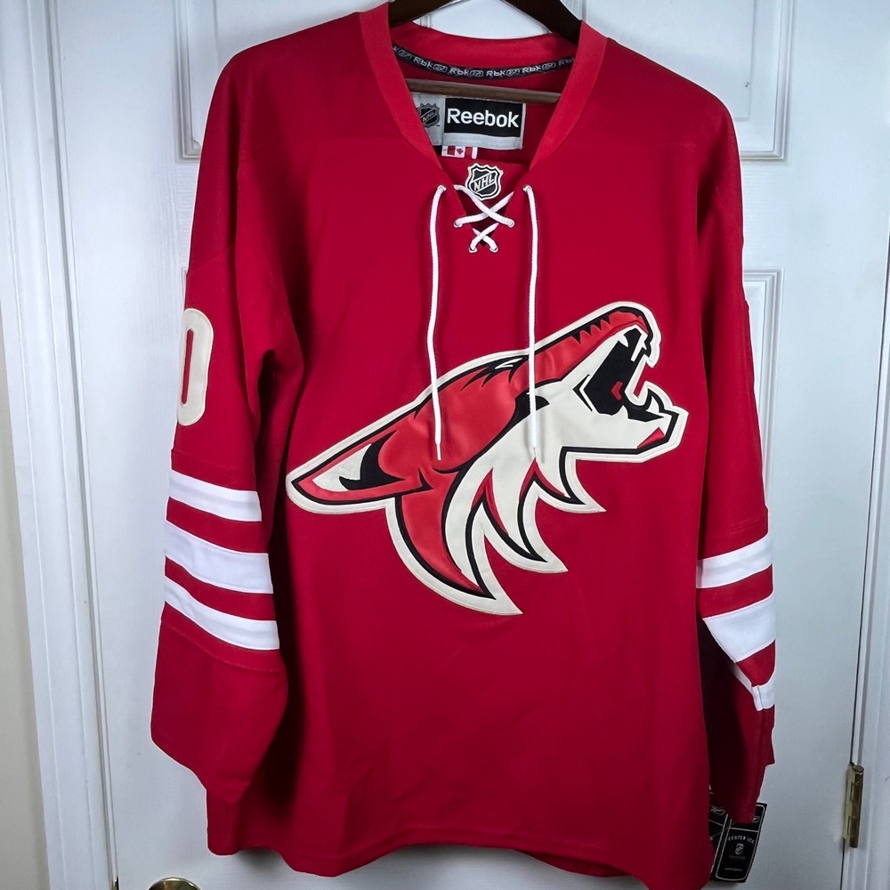 Reebok Phoenix Coyotes Ilya Bryzgalov 30 NHL Jersey Red Mens 50 Made in Canada